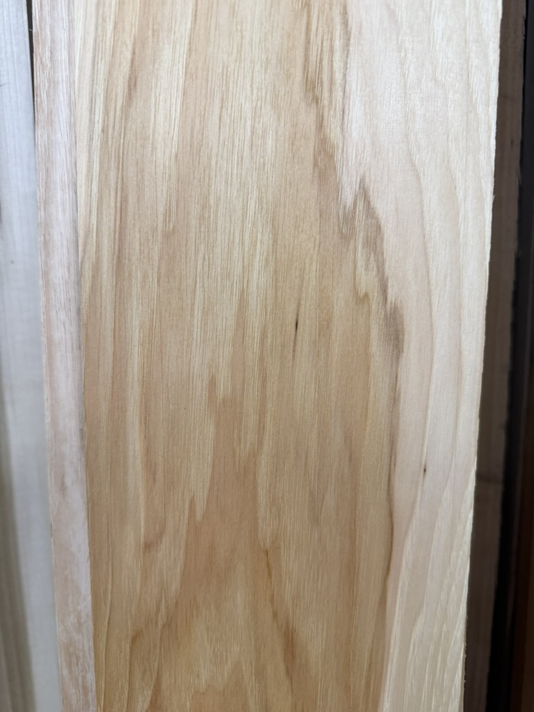 Calico Hickory lumber at Fells Hardwood Supply in Hutto