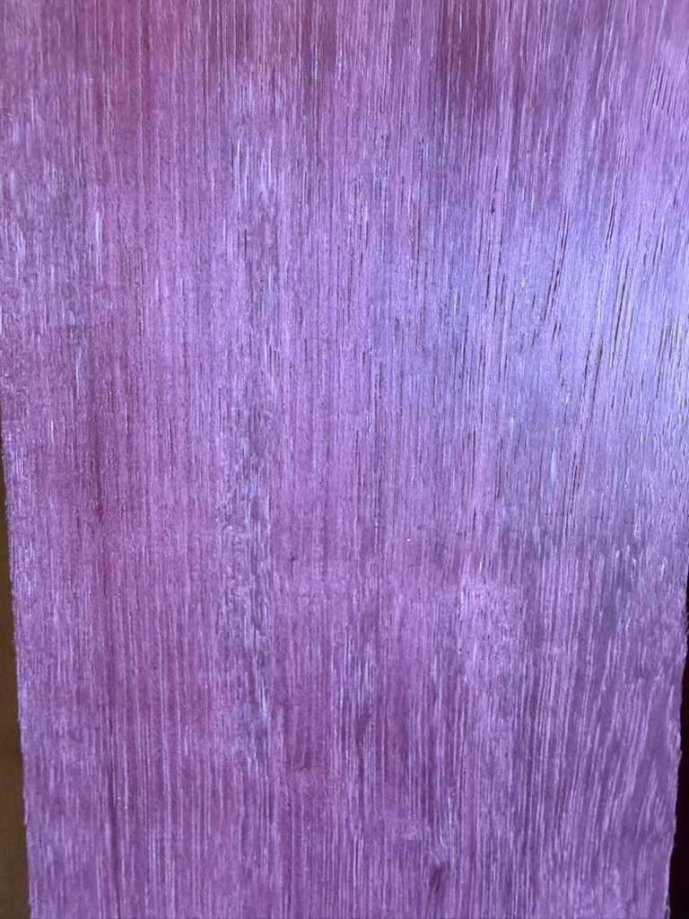 Purpleheart lumber at Fells Hardwood Supply in Hutto