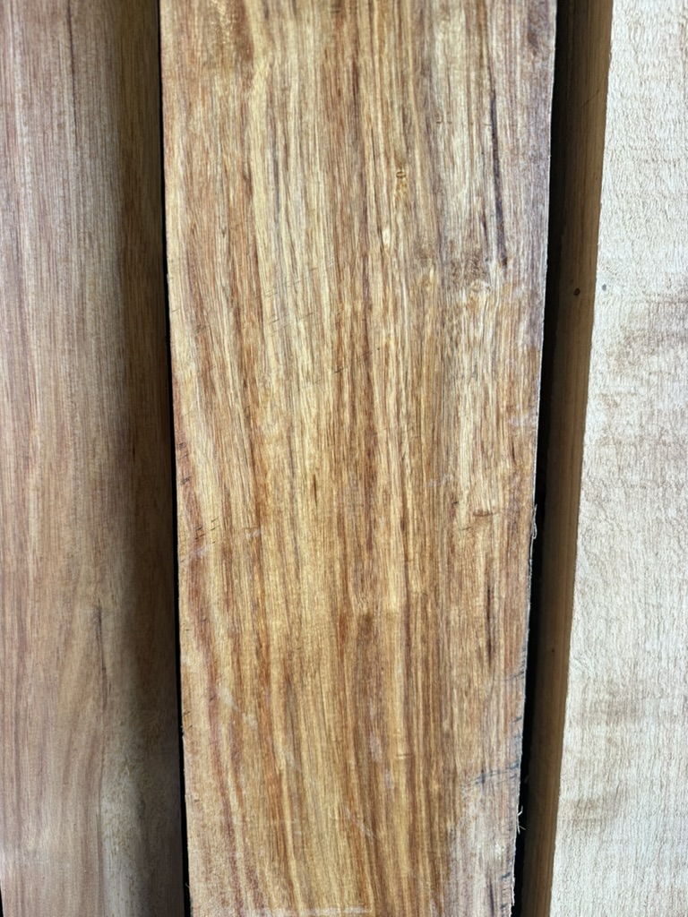 Canarywood lumber at Fells Hardwood Supply in Hutto