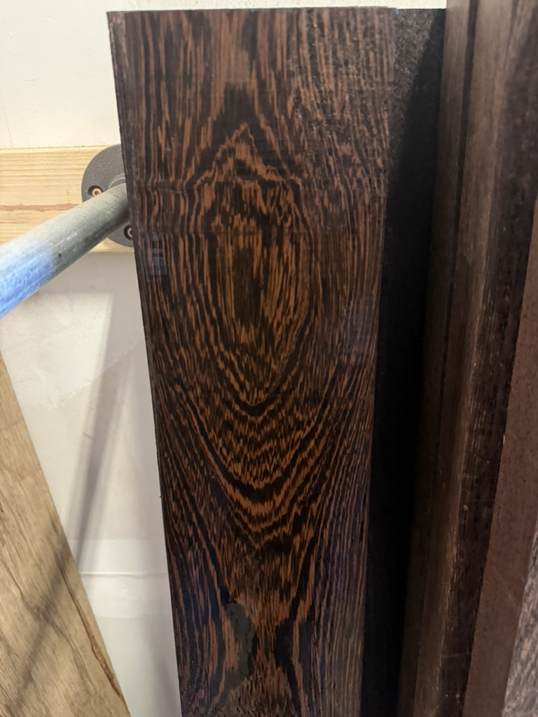 Wenge lumber at Fells Hardwood Supply in Hutto