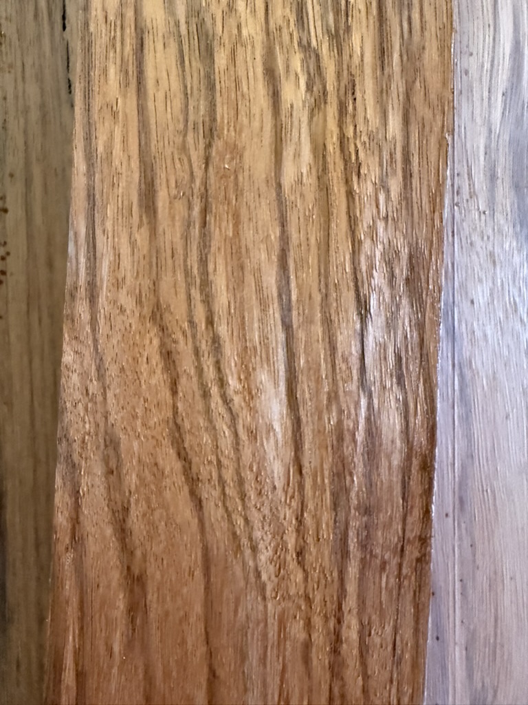 Red Zebrawood lumber at Fells Hardwood Supply in Hutto
