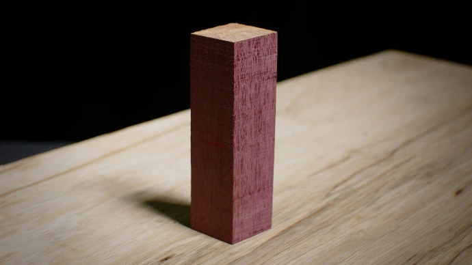 Purple Heart Turning Blank