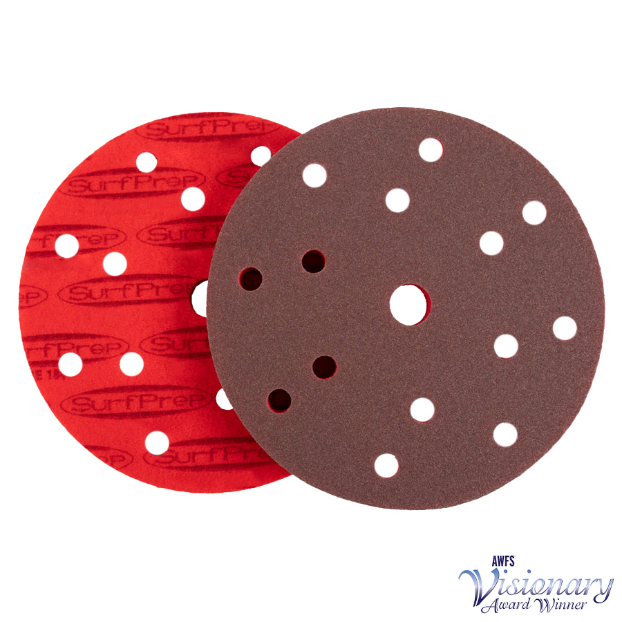SP6DPF5MVC-25 6" | 5mm | ProFoam | Medium | 120-150 | Multi Hole 6" x 5mm - Multi-Hole 25 Discs per Box SurfPrep 686654476929